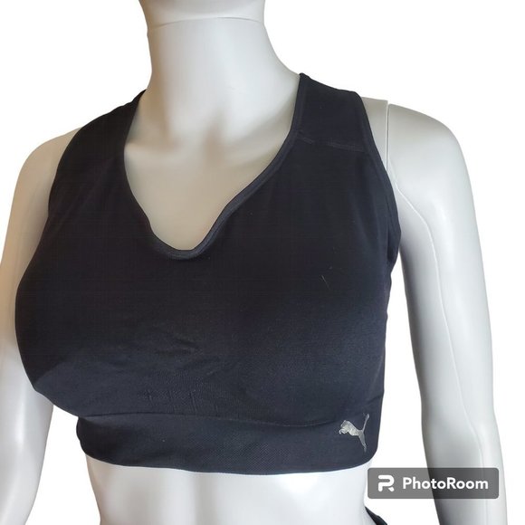 PUMA | Performance Sports Bra | 2 pack | black and grey | NIB - Picture 3 of 6